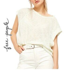 NWT ~ FREE PEOPLE HALO LOOSE STRIPED TOP sz L